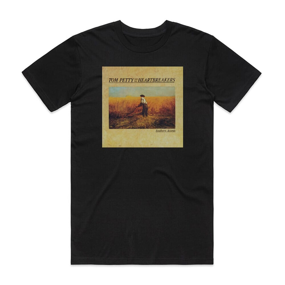 Tom Petty And The Heartbreakers Southern Accents Album T-Shirt Black